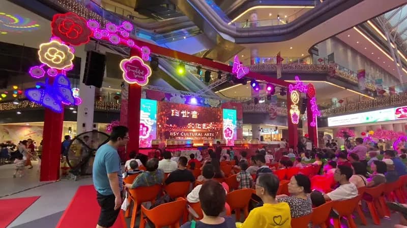 View of Our Tampines Hub in Tampines, SG