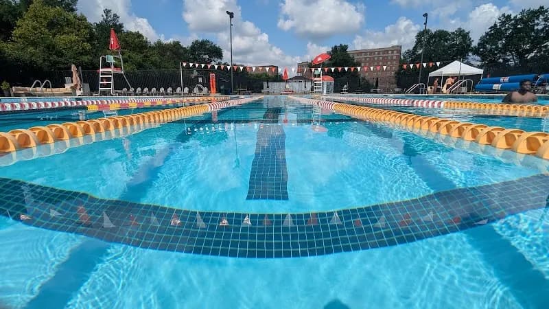 View of Outdoor Aquatic Center in College Park, MD