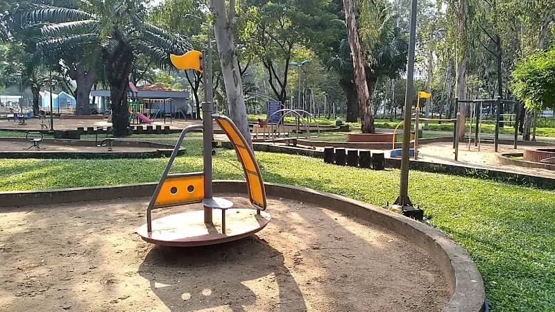 View of Outdoor Playground - Gia Dinh Park in Phu Nhuan, HCMC