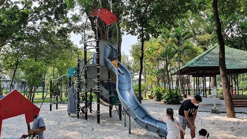 View of Outdoor Playground - Gia Dinh Park in Phu Nhuan, HCMC