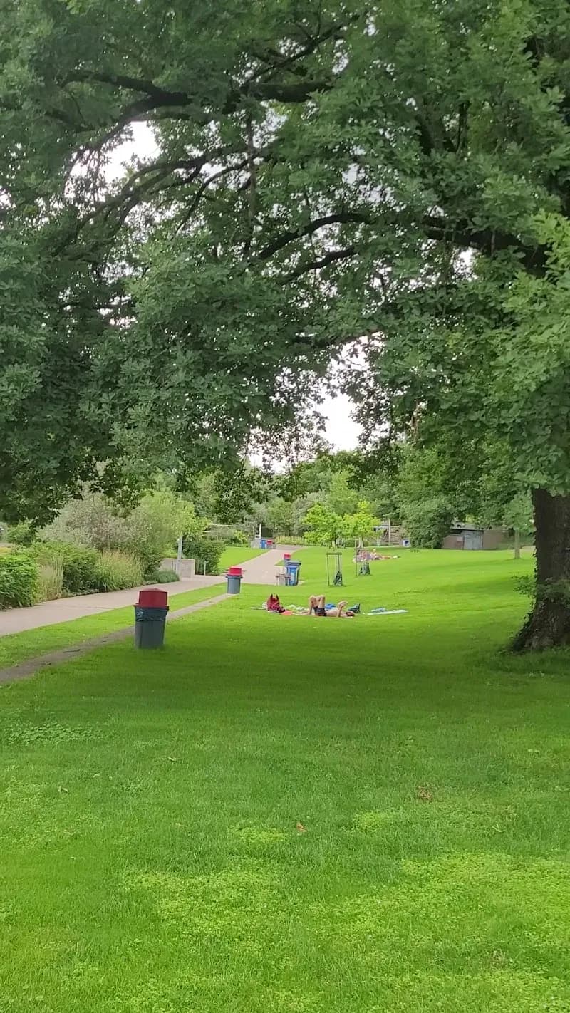 View of Outdoor Swimming Pool Seebach in Seebach, ZH