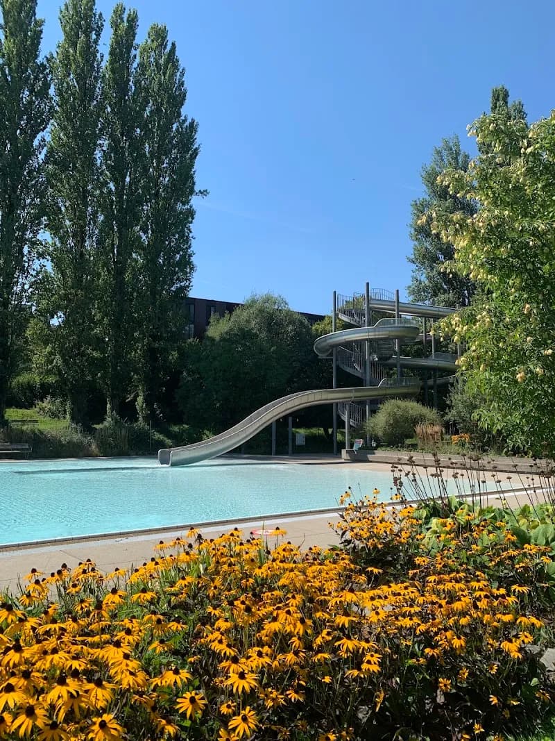 View of Outdoor Swimming Pool Seebach in Seebach, ZH