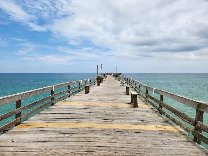 View of Outer Banks Fishing Pier in Nags Head, NC