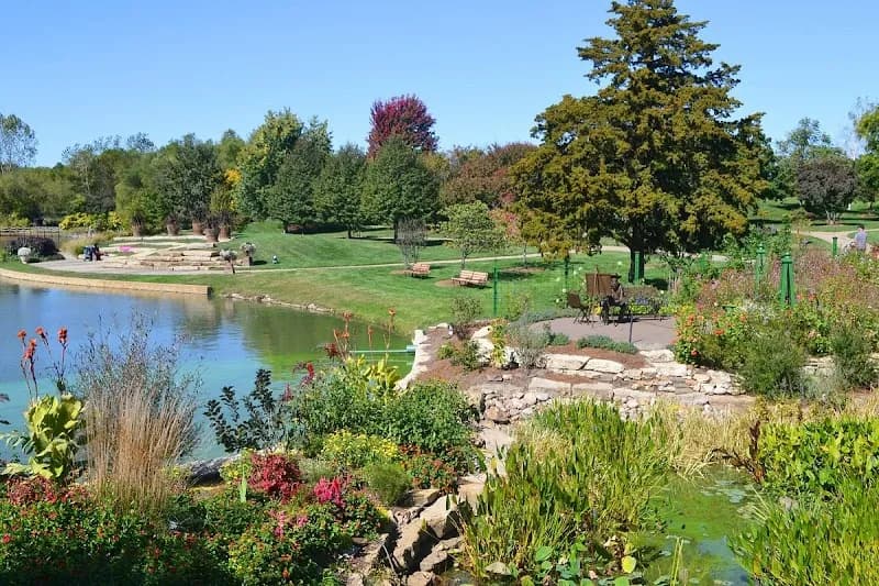 View of Overland Park Arboretum & Botanical Gardens in Overland Park, KS