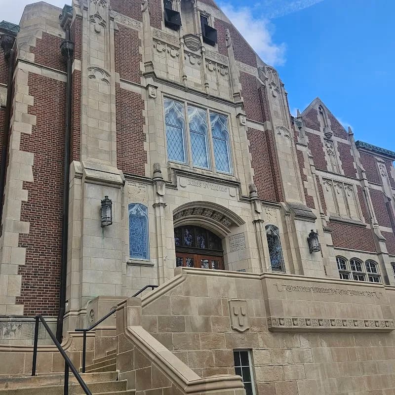 View of Owsley Museum of Art in Muncie, IN
