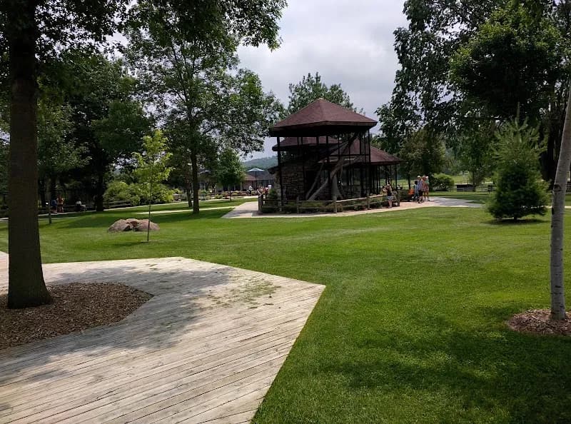 View of Oxbow Park & Zollman Zoo in Rochester, MN