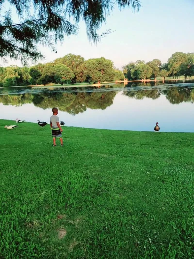 View of Oxford Lake in Oxford, AL
