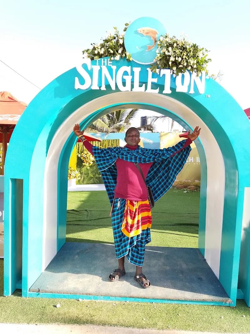 View of Oysterbay Beach Park in Dar es Salaam, DS