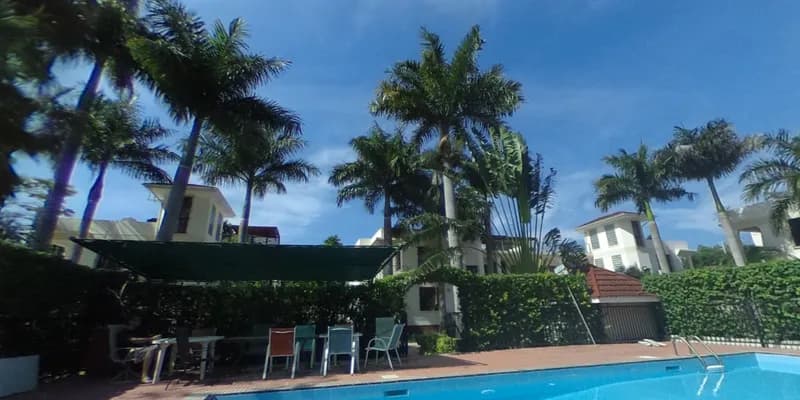 View of Oysterbay Swimming Pool in Dar es Salaam Suburbs, DSM