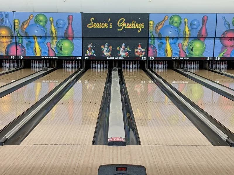 Pacific Avenue Bowl bowling alley in Stockton, CA