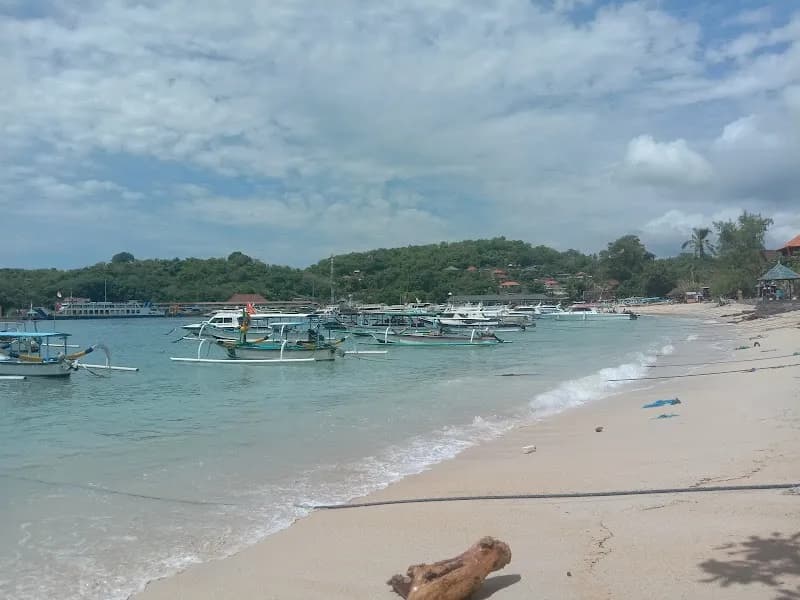 View of Padang Bai Beach in Padang Bai, Bali