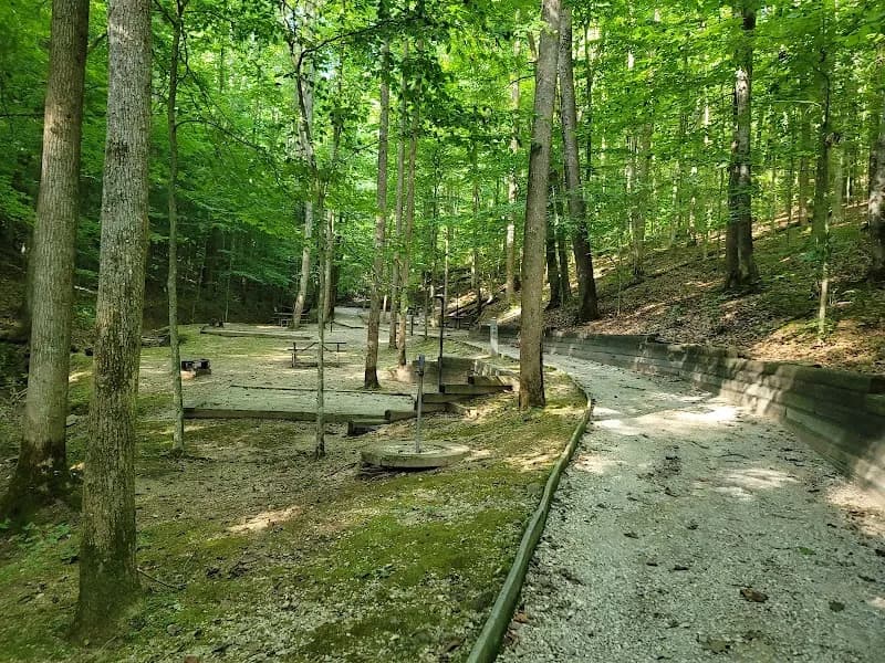 View of Paintsville Lake Campground in New Market, AL