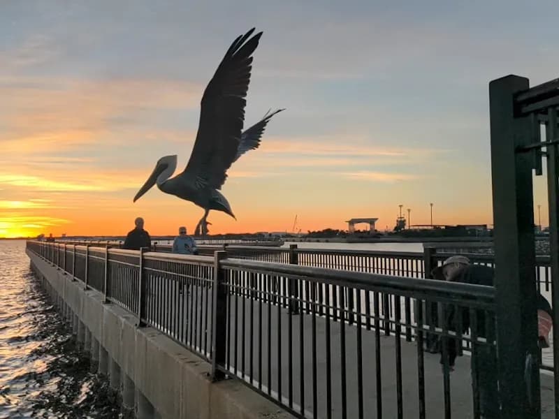 View of Palafox Pier in Pensacola, FL