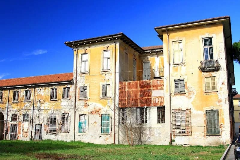 Palazzo visconti castle in Saronno, Lombardy