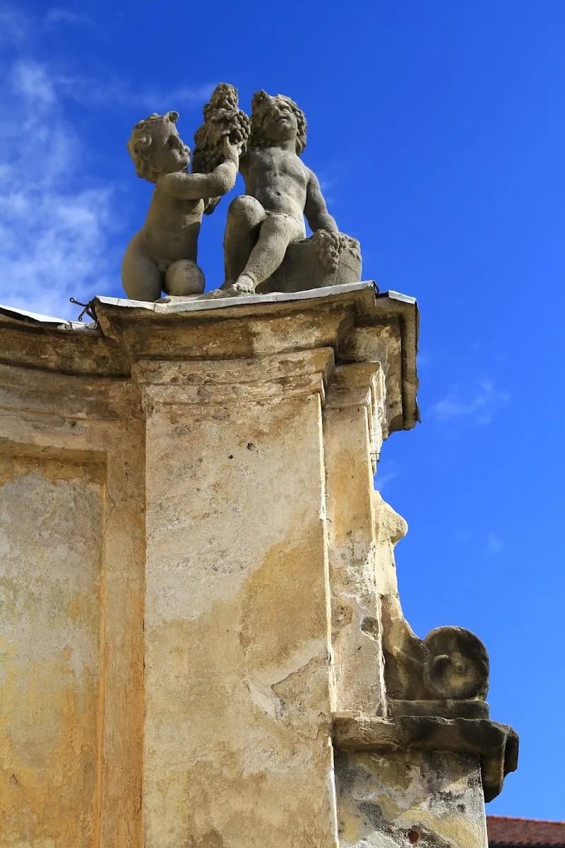 View of Palazzo visconti in Saronno, Lombardy