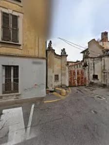 View of Palazzo visconti in Saronno, Lombardy