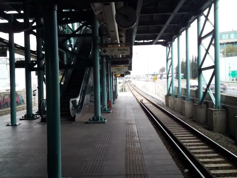 Pallini train station in Pallini, AT