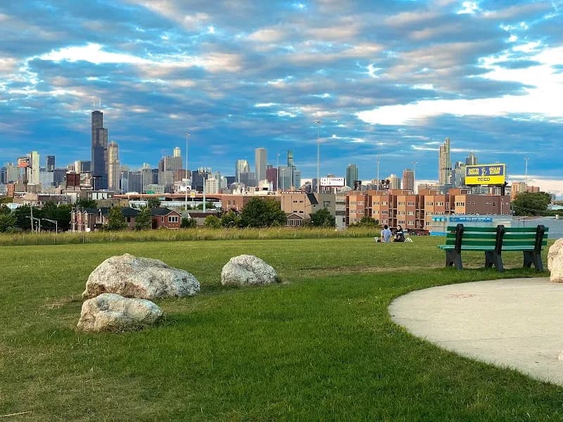 View of Palmisano (Henry) Park in Arabi, LA