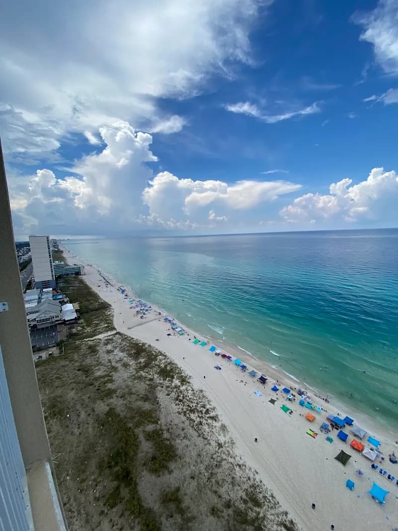 View of Panama City Beach City Pier in Panama City Beach, FL