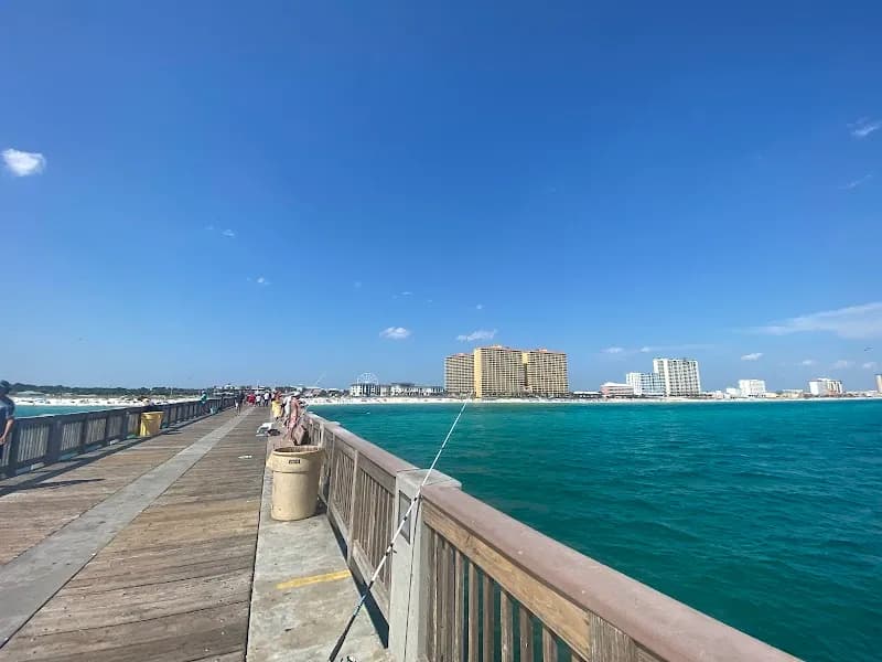 View of Panama City Beach City Pier in Panama City Beach, FL