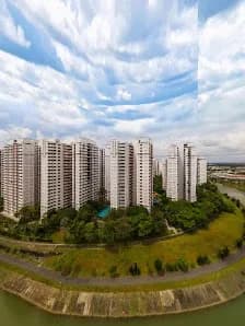 View of Pang Sua PCN Fishing Deck in Choa Chu Kang, SG