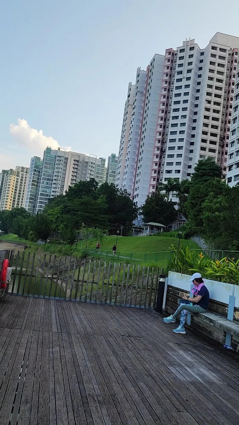 View of Pang Sua PCN Fishing Deck in Choa Chu Kang, SG