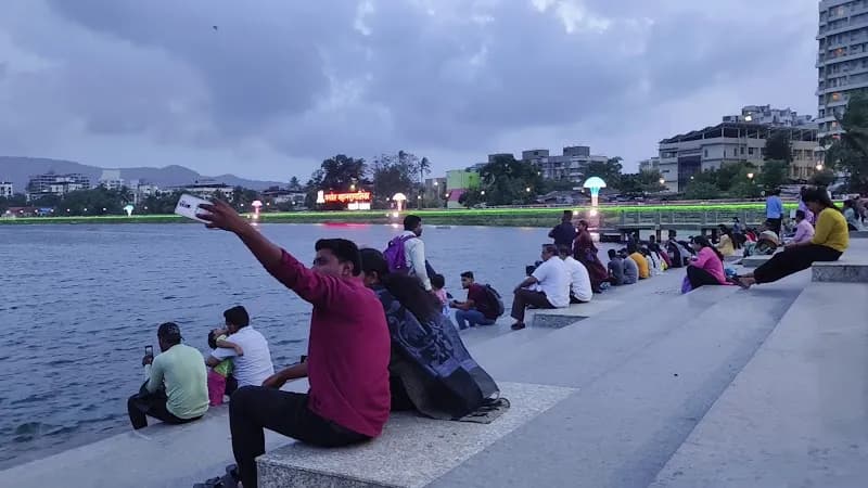 View of Panvel Lake Park in Panvel, MH