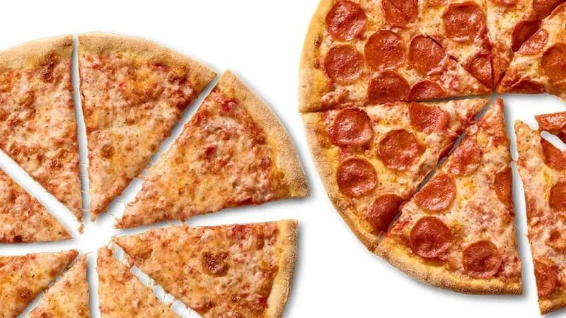 View of Papa Gino's Pizzeria in Milton, MA