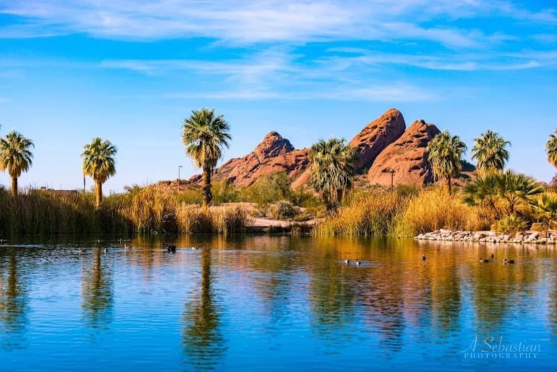 View of Papago Park in Tempe, AZ