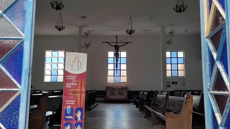 View of Paróquia Nossa Senhora do Rosário in Embu das Artes, SP