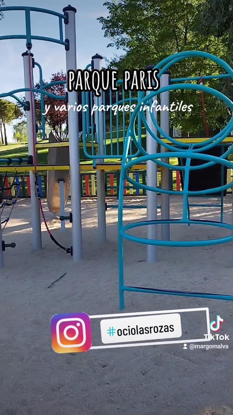 View of París Park in Las Rozas de Madrid, Madrid