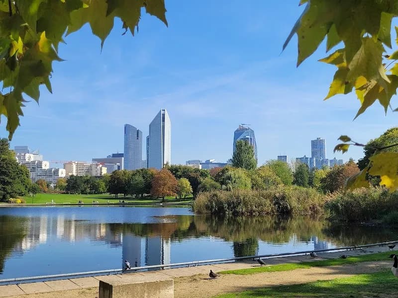Parc André Malraux city park in Nanterre, IDF