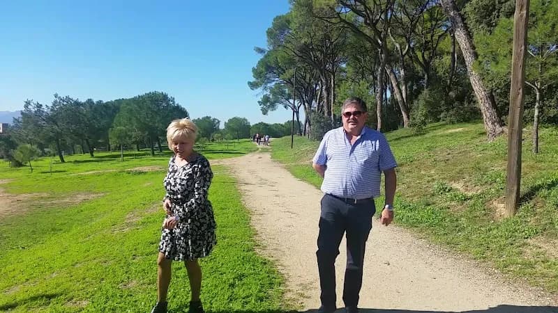 View of Parc de Ca n’Oriol in Rubí, CT