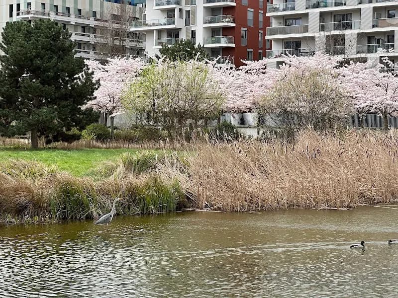 View of Parc de la Mairie in Boulogne-Billancourt, IDF