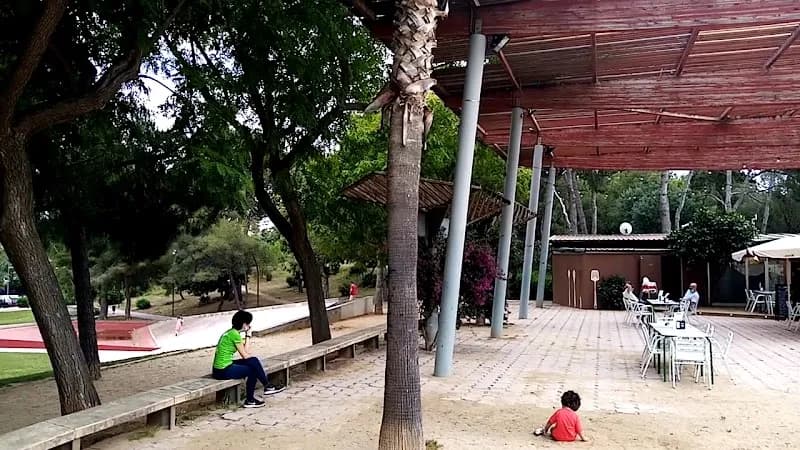 View of Parc de la Muntanyeta in Castelldefels, CT