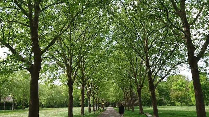 View of Parc des Coquibus in Evry, IDF
