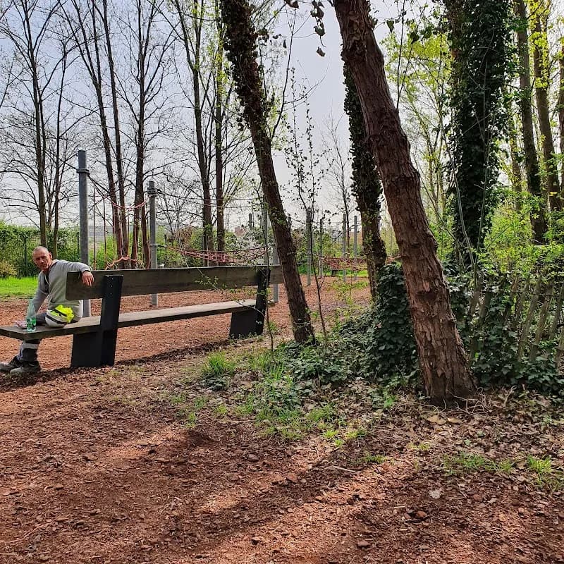 View of Parc des Impressionnistes in Neuilly-sur-Seine, IDF