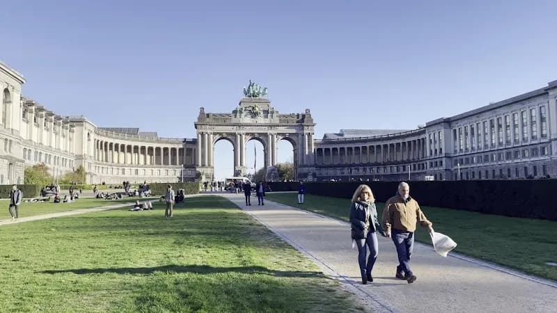 View of Parc du Cinquantenaire in Brussels, BRU