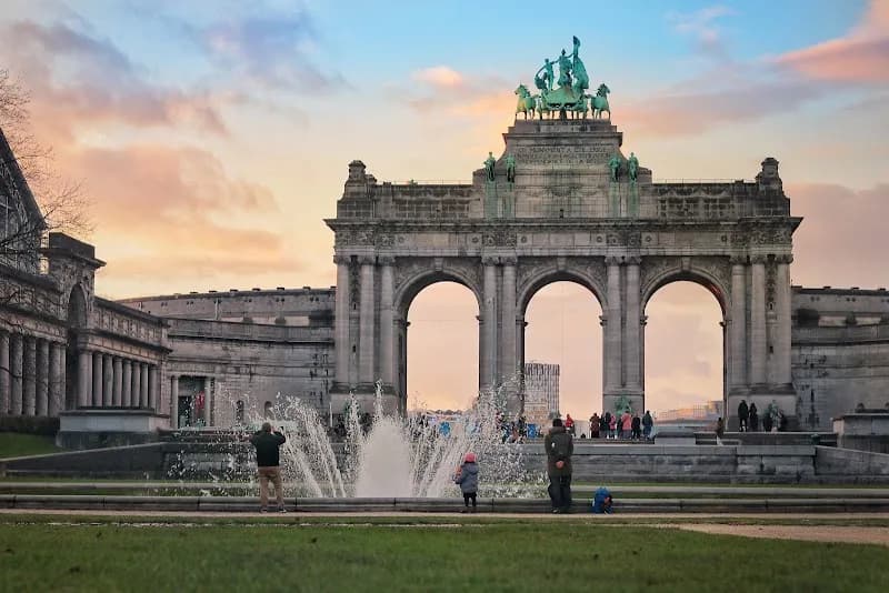 View of Parc du Cinquantenaire in Brussels, BRU