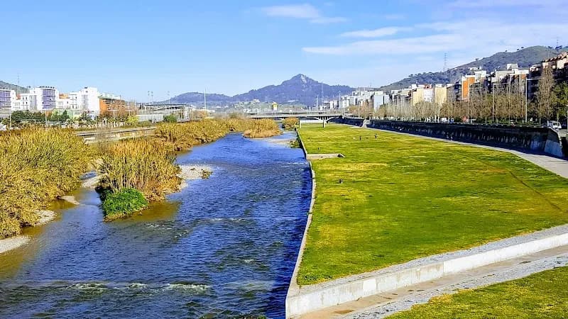 View of Parc Fluvial del Besòs in Sant Cugat del Vallès, CT