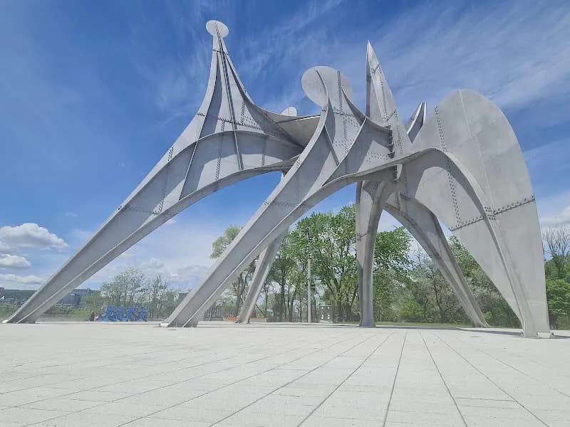 View of Parc Jean-Drapeau in Montreal, QC