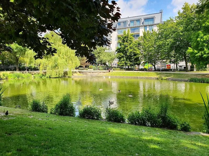 View of Parc Léopold Recreation Center in Braine-l'Alleud, WBR
