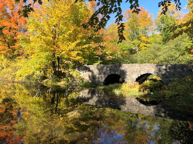 View of Parc national du Mont-Saint-Bruno in Saint-Bruno-de-Montarville, QC