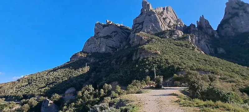 View of Parc Natural de la Muntanya de Montserrat in Montserrat, CT