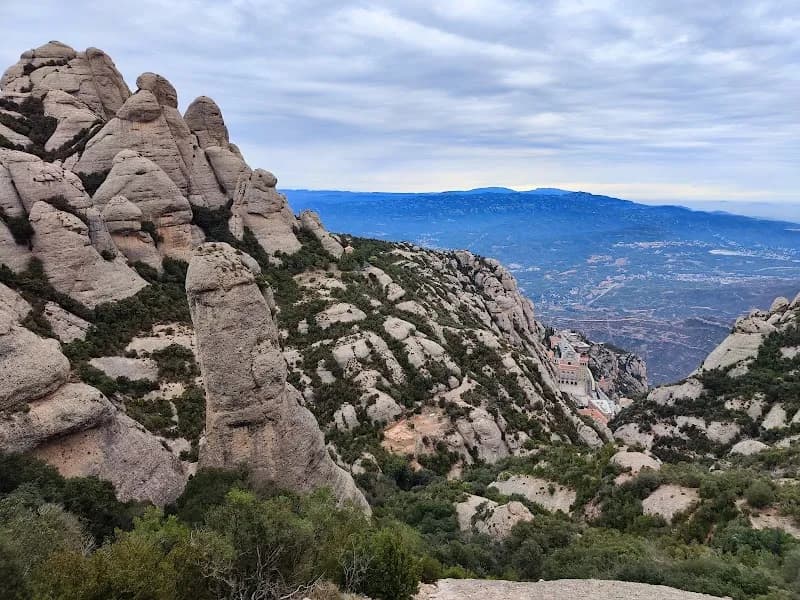 View of Parc Natural de la Muntanya de Montserrat in Montserrat, CT