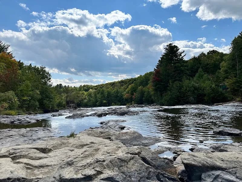 View of Parc régional de la Rivière-du-Nord in Blainville, QC