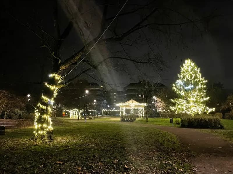 View of Parco Borromeo in Peschiera Borromeo, Lombardy