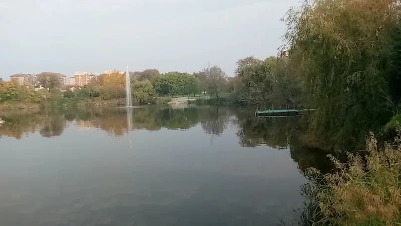 View of Parco della Resistenza in Corsico, Lombardy