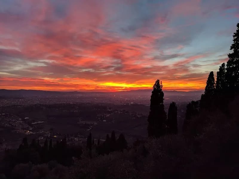 Parco della Rimembranza garden in San Casciano in Val di Pesa, Tuscany