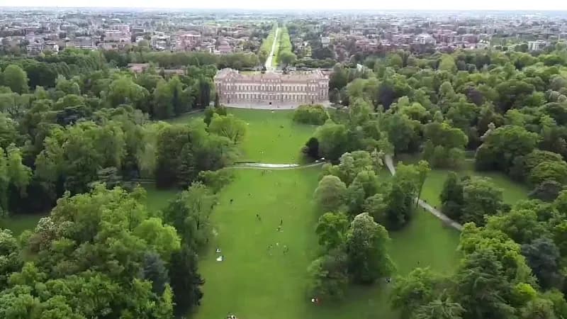 View of Parco di Monza in Monza, Lombardy